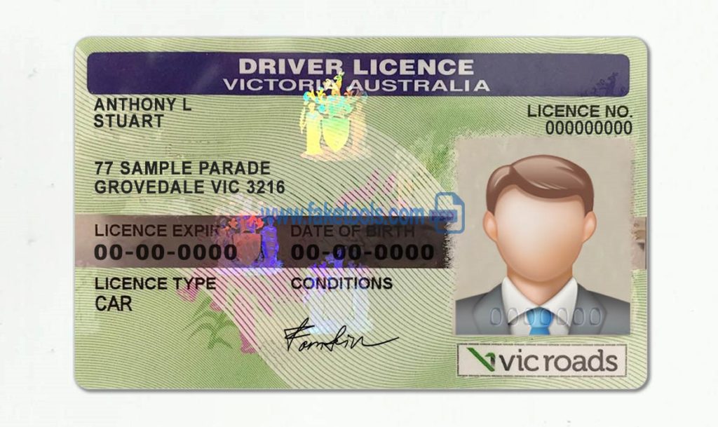 Australia driver license Psd Template : HIgh quality psd template